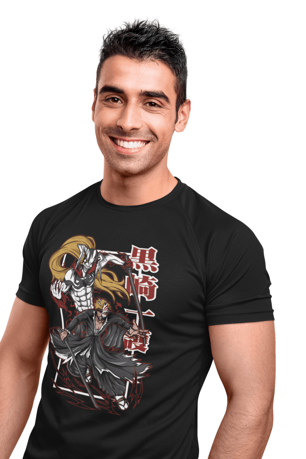 Playera Anime Hombre Algodon Bleach Ichigo Kurosaki Beloma