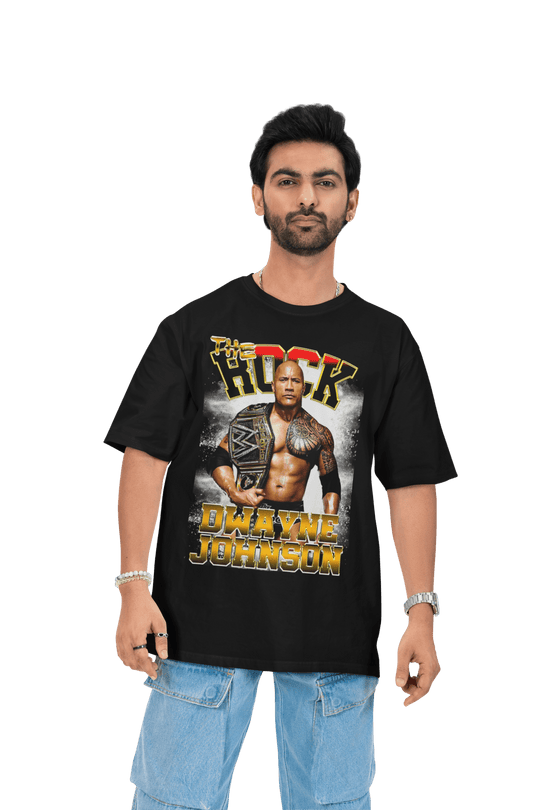Playera Lucha Libre Hombre Algodón The Rock Dwayne Johnson Beloma