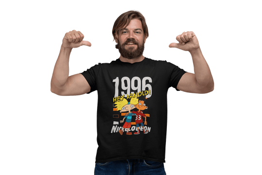 Playera Hombre Algodón Hey Arnold Caricaturas Beloma