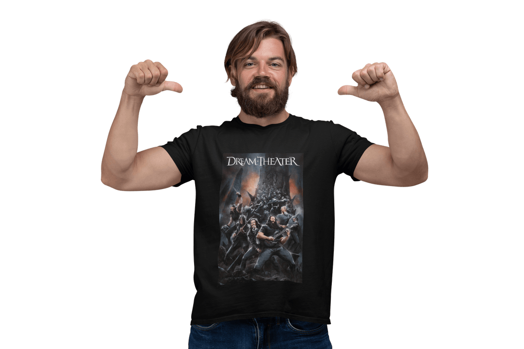 Playera Hombre Algodón Dream Theater Rock Música Beloma
