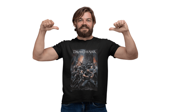Playera Hombre Algodón Dream Theater Rock Música Beloma