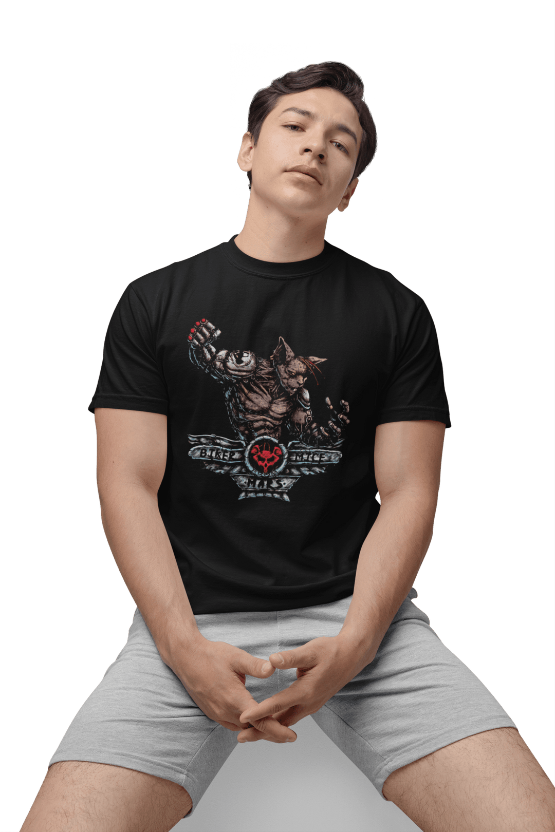 Playera Hombre Algodón Biker Mice Series Caricaturas Beloma