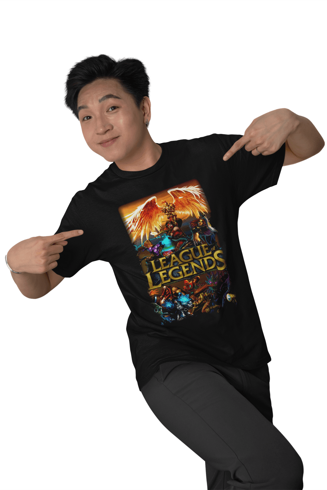 Playera Hombre Algodón League of Legends "LOL" Videojuegos Beloma
