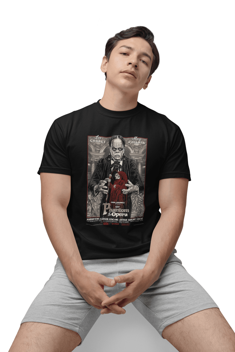 Playera Hombre Algodón Phantom of the Opera Películas Terror Beloma