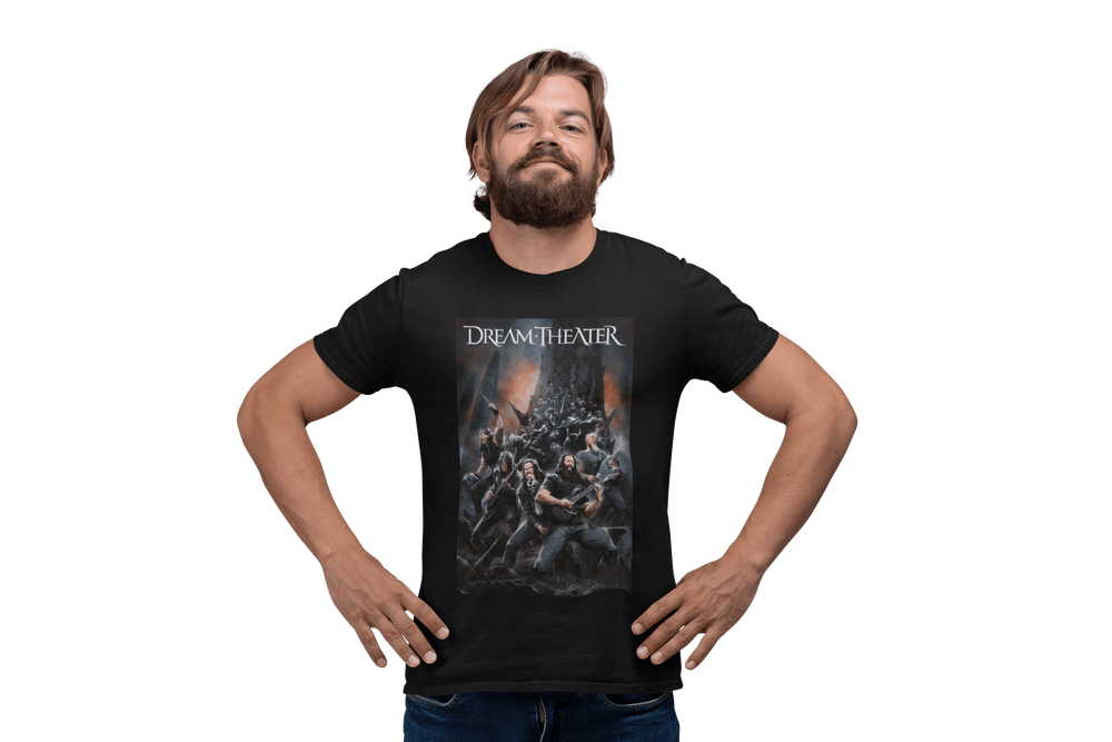 Playera Hombre Algodón Dream Theater Rock Música Beloma