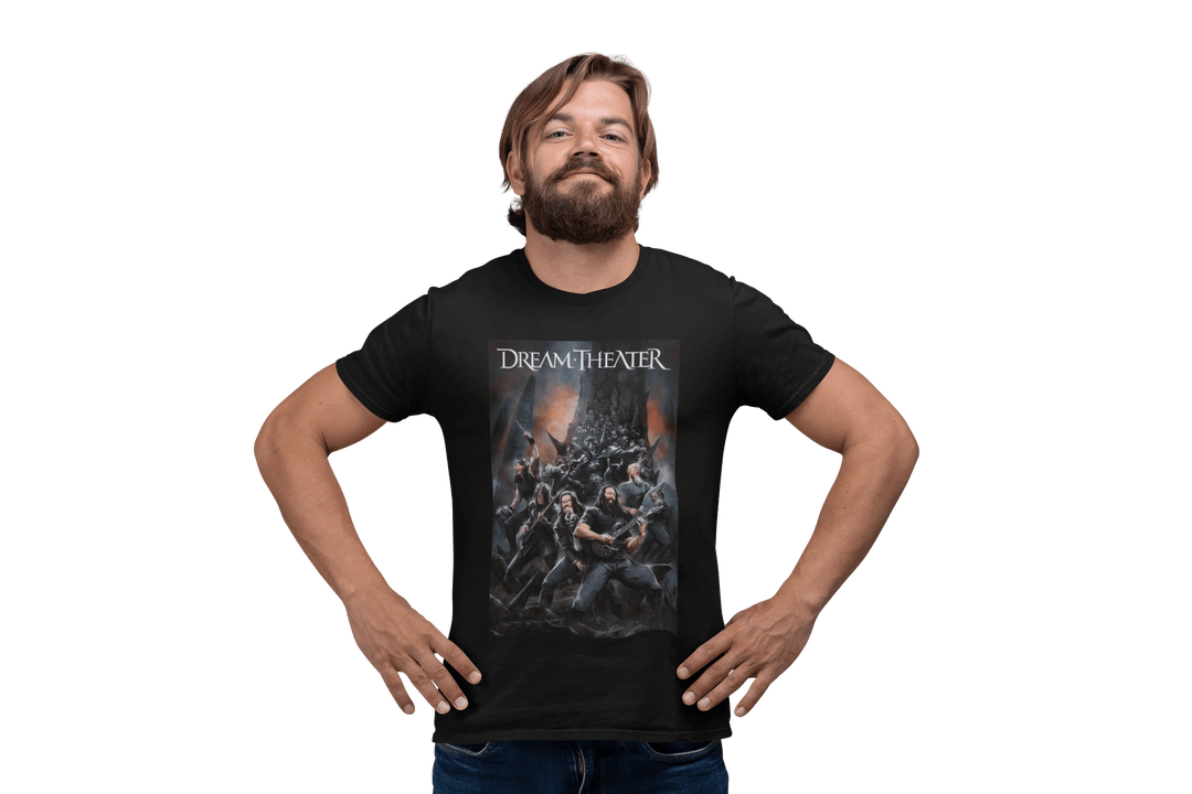 Playera Hombre Algodón Dream Theater Rock Música Beloma
