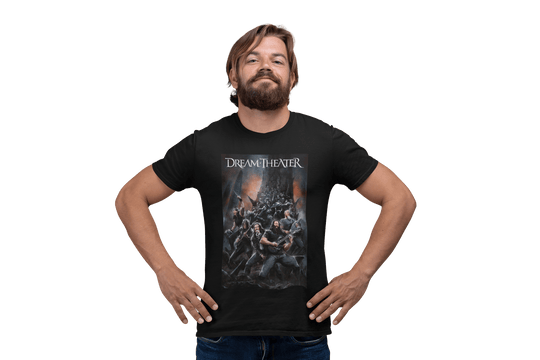 Playera Hombre Algodón Dream Theater Rock Música Beloma