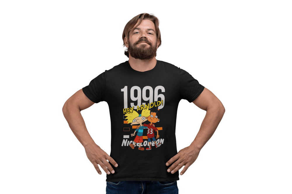 Playera Hombre Algodón Hey Arnold Caricaturas Beloma
