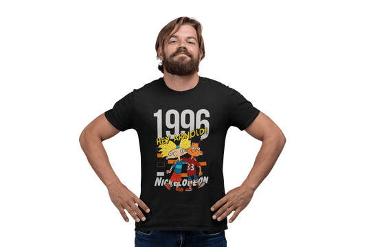 Playera Hombre Algodón Hey Arnold Caricaturas Beloma