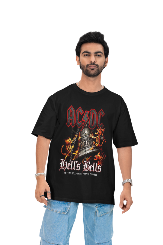 Playera Hombre Algodón Hell Bells Música Beloma