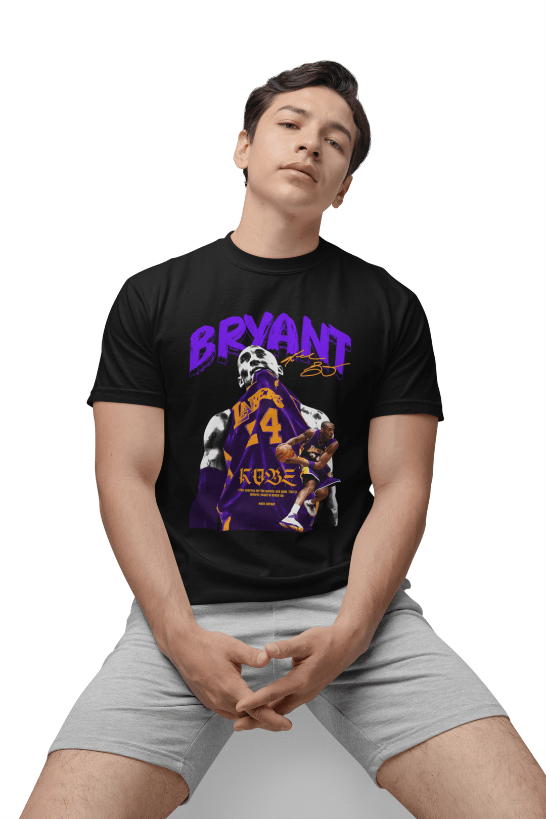 Playera Basquetbol Hombre Algodón Kobe Byrant Beloma