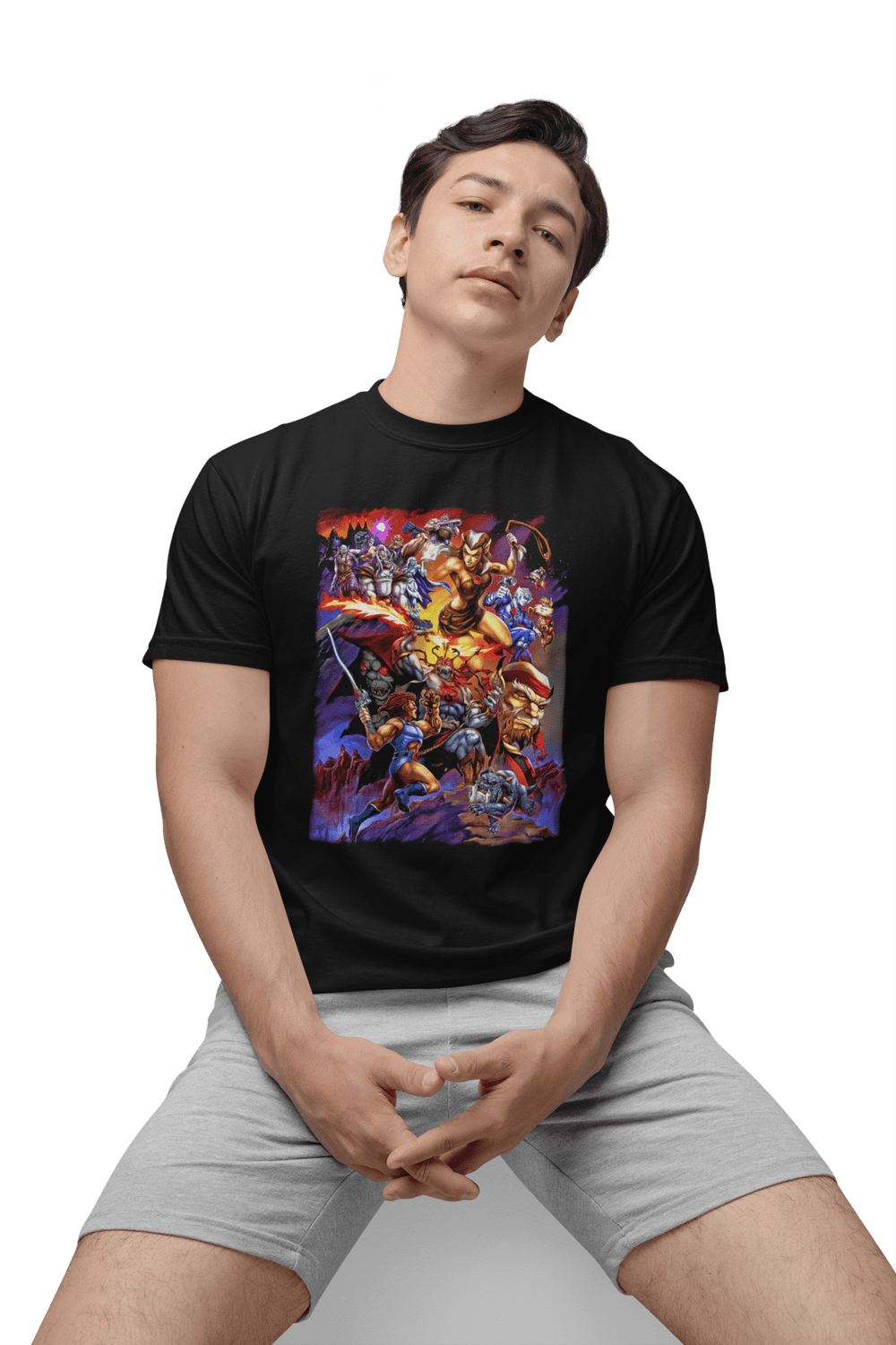 Playera Hombre Algodón Thundercats Poster Caricaturas Beloma