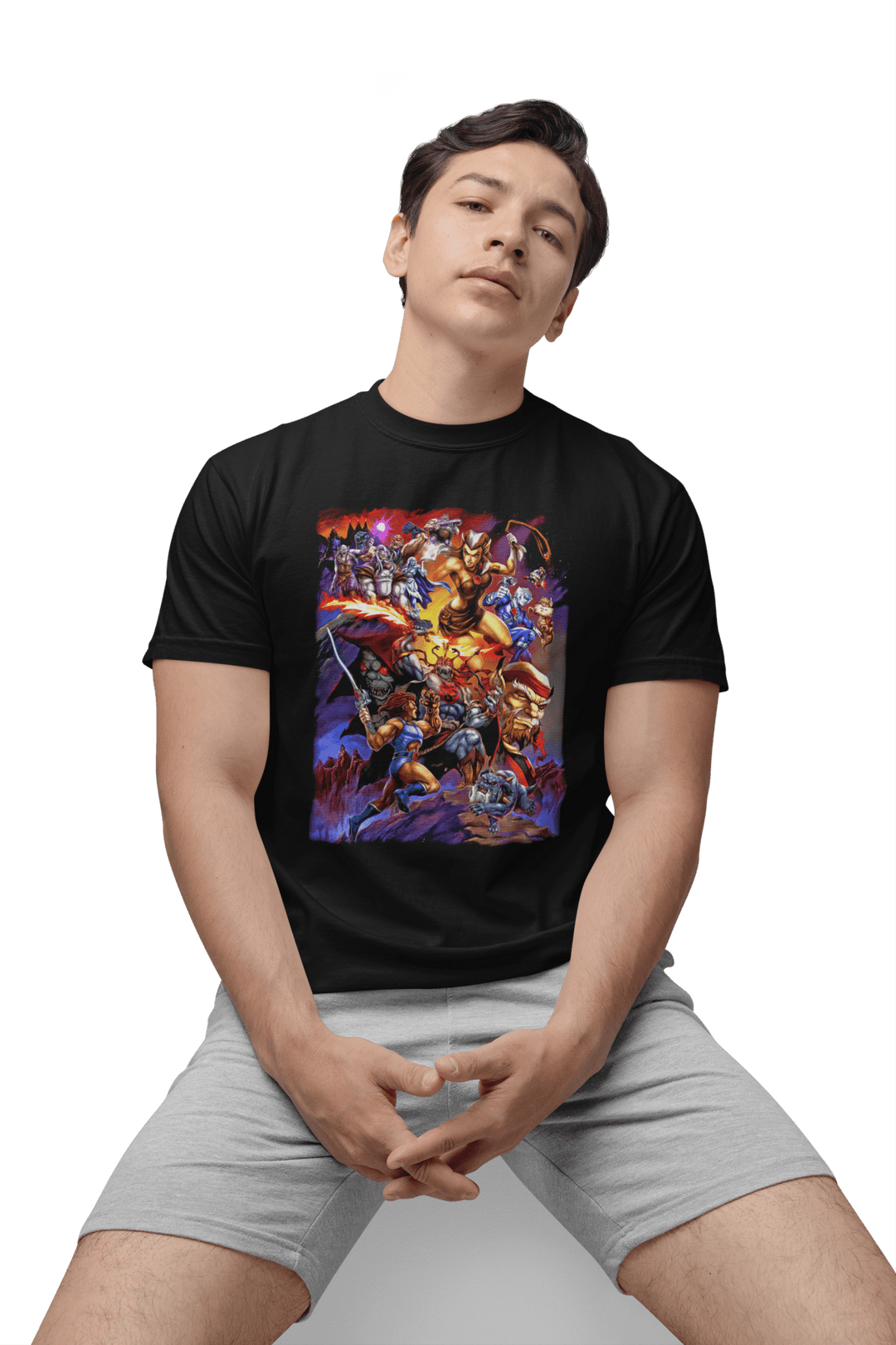Playera Hombre Algodón Thundercats Poster Caricaturas Beloma