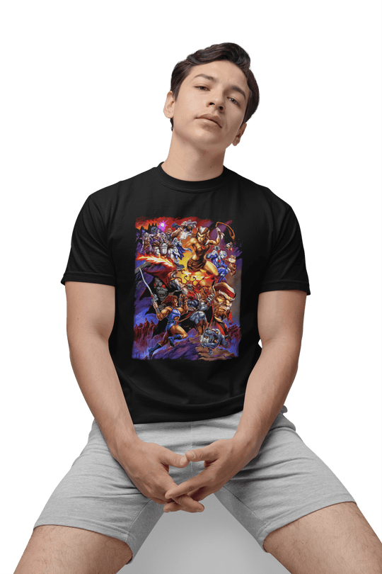Playera Hombre Algodón Thundercats Poster Caricaturas Beloma
