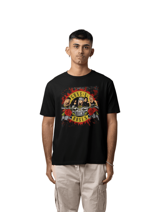 Playera Hombre Algodón Guns N' Roses Banda 2 Rock Música Beloma