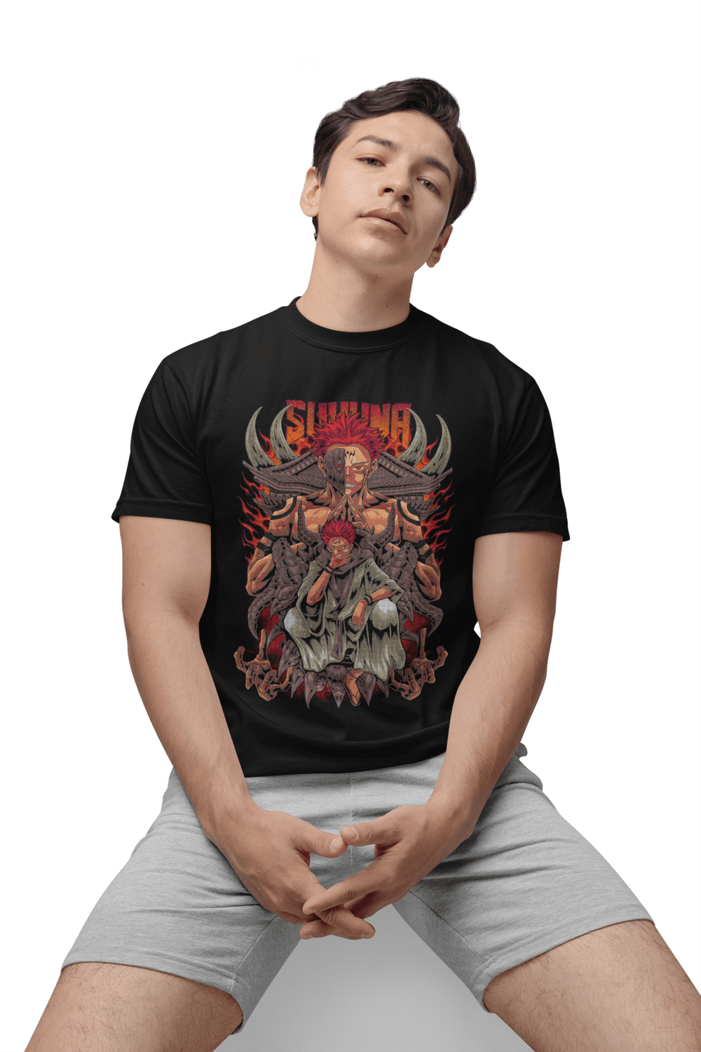 Playera Anime Hombre Algodon Jujutsu Kaisen Ryomen Sakuna Beloma