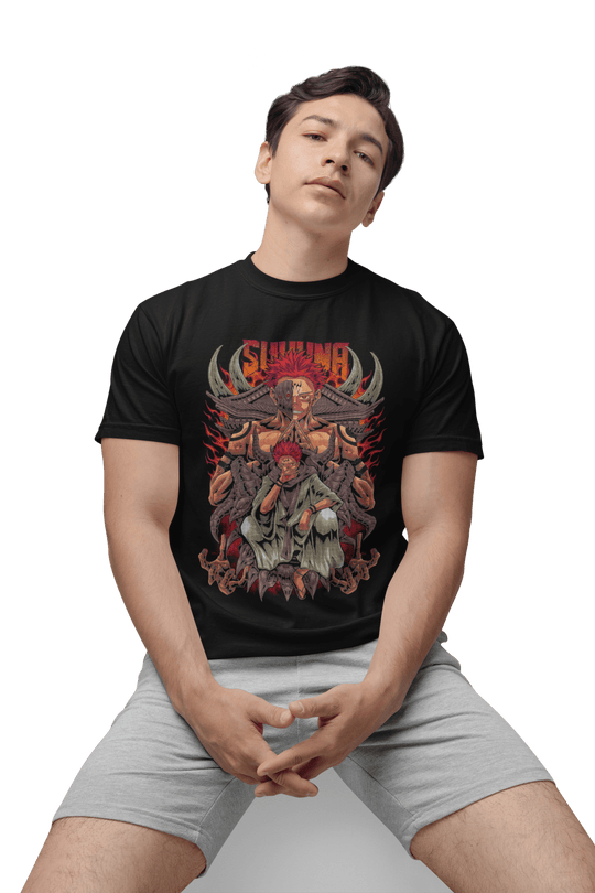 Playera Anime Hombre Algodon Jujutsu Kaisen Ryomen Sakuna Beloma