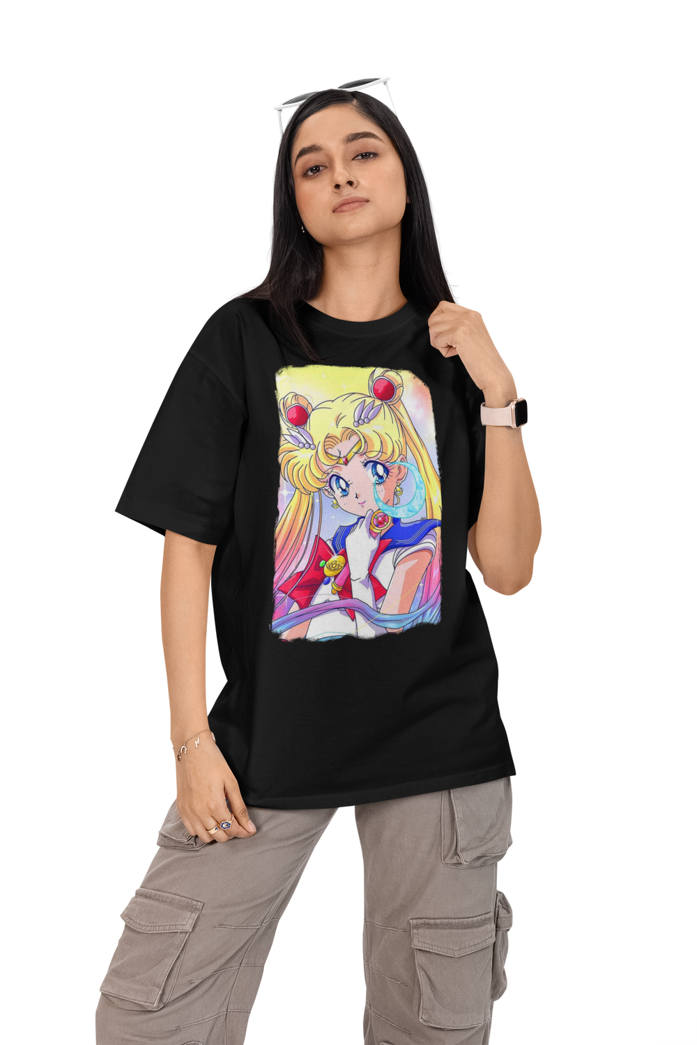 Playera Anime Mujer Sailor Moon Diseño 18 Magía Poder Lunar Beloma