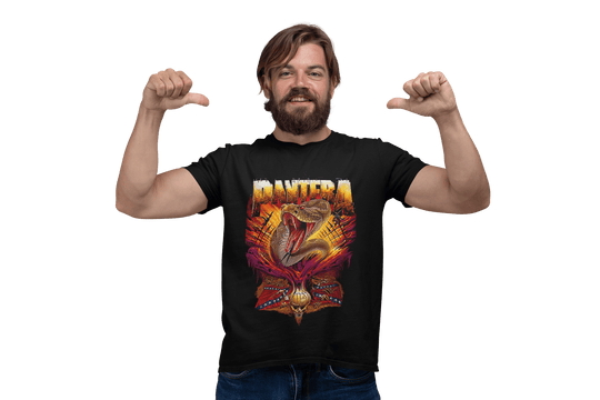 Playera Hombre Algodón Pantera Música Beloma