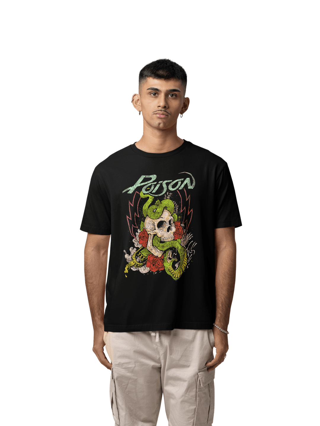 Playera Hombre Algodón Poison Música Beloma