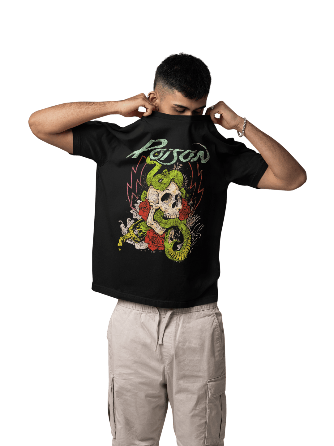 Playera Hombre Algodón Poison Música Beloma