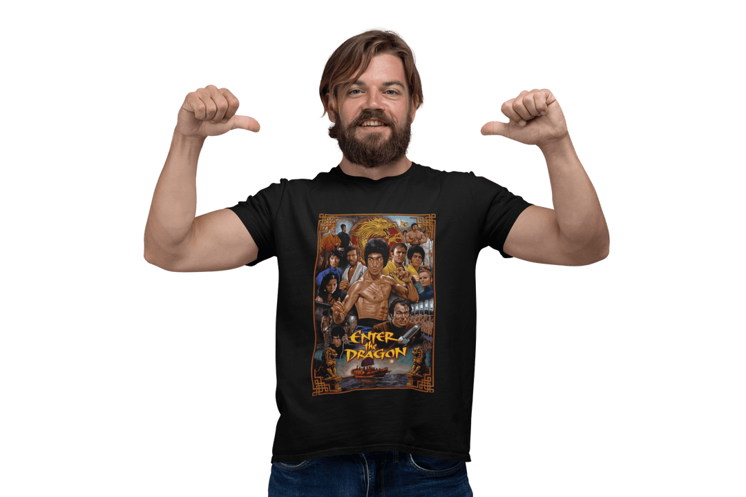 Playera Hombre Algodón Enter The Dragon Películas Beloma