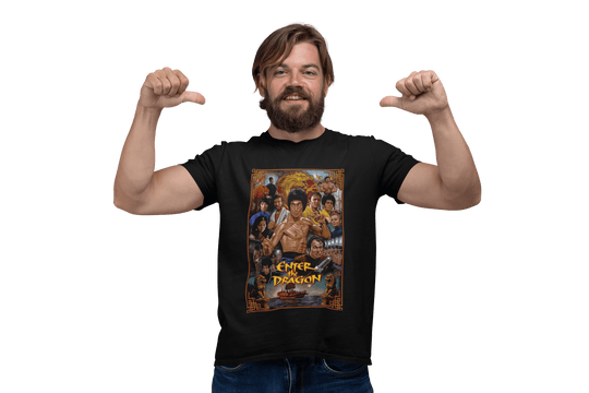 Playera Hombre Algodón Enter The Dragon Películas Beloma
