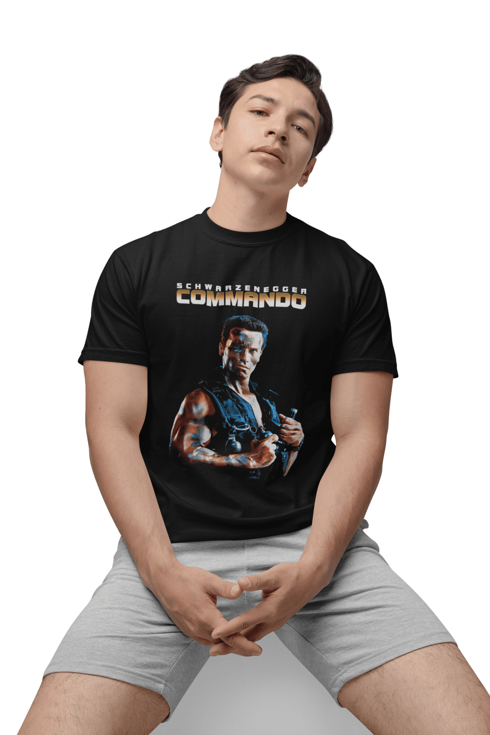 Playera Hombre Algodón Comando Películas Beloma