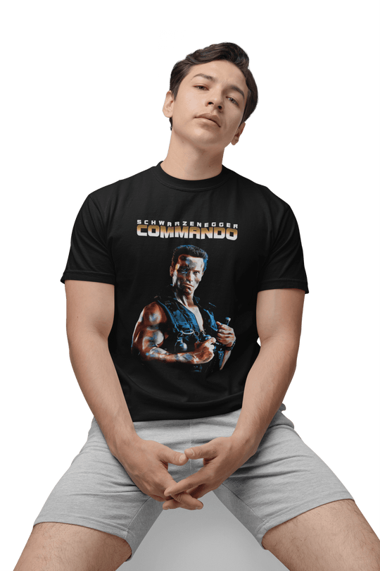 Playera Hombre Algodón Comando Películas Beloma