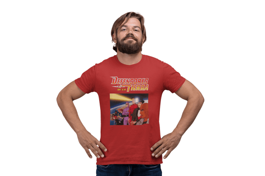 Playera Hombre Algodón Defensores De La Tierra Caricaturas Beloma