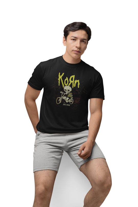 Playera Hombre Algodón Korn Música Beloma