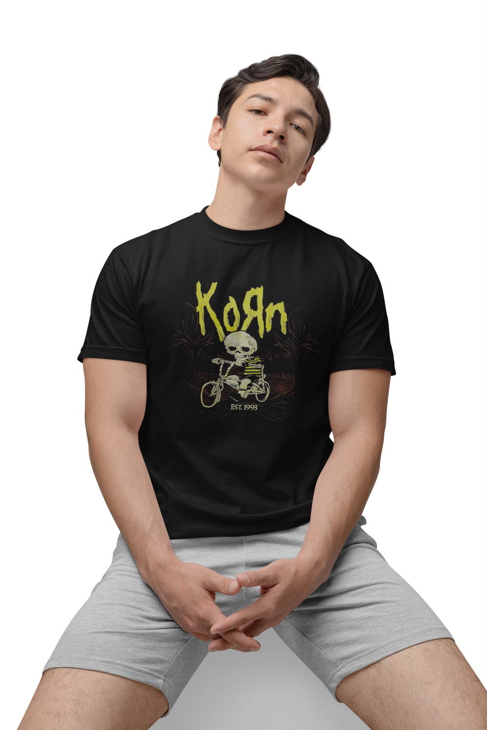 Playera Hombre Algodón Korn Música Beloma