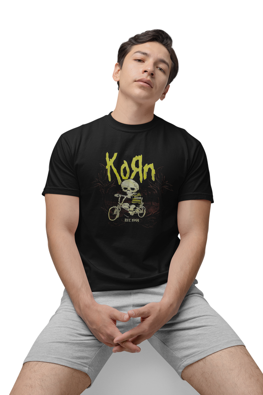 Playera Hombre Algodón Korn Música Beloma
