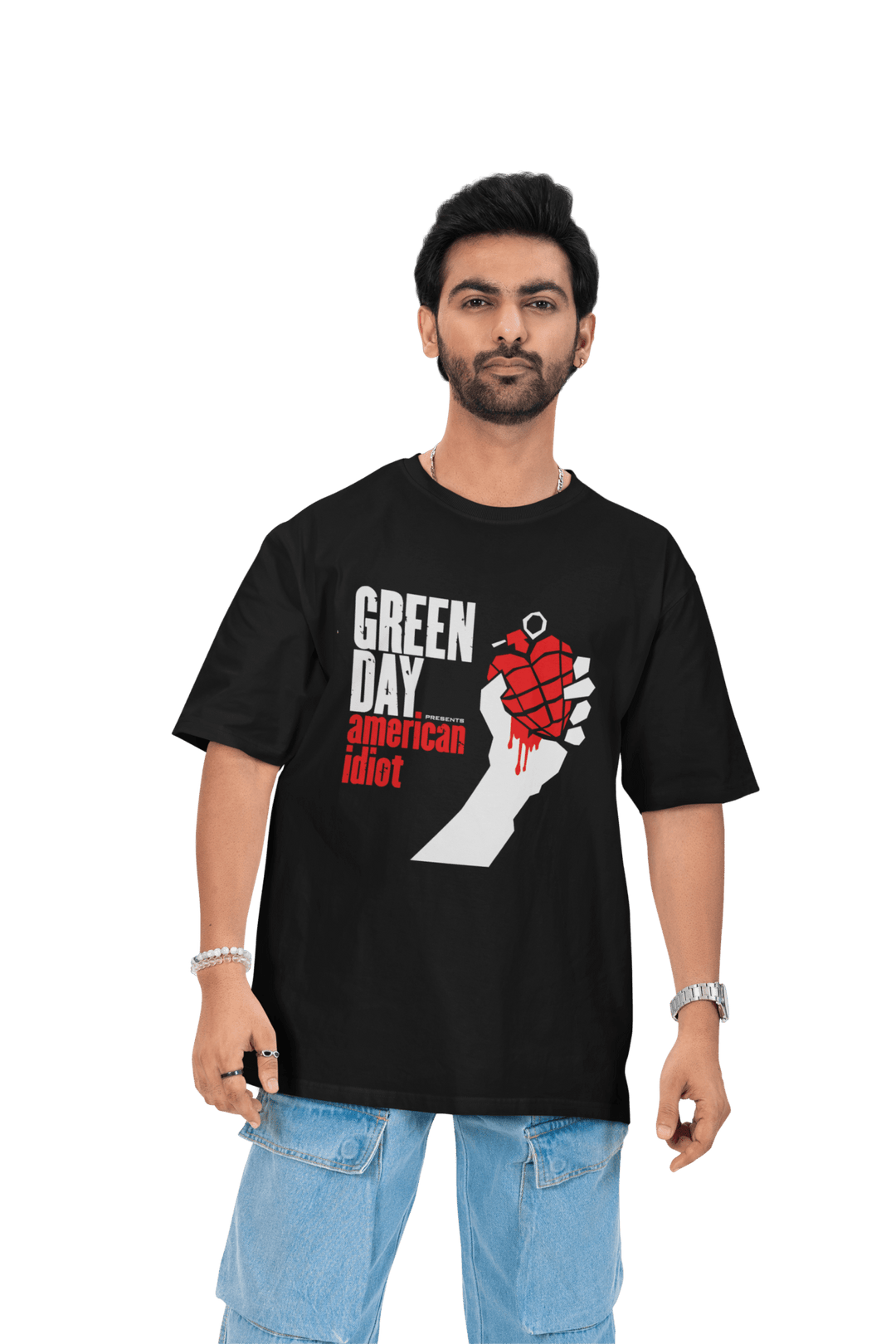 Playera Hombre Algodón Green Day Música Beloma