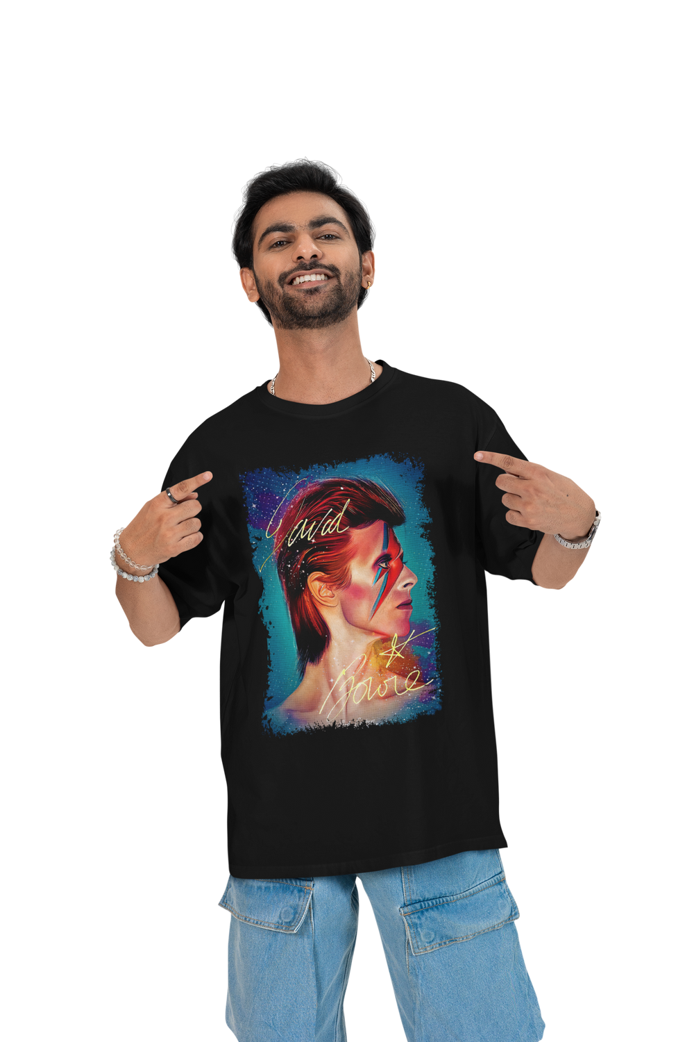 Playera Hombre Algodón David Bowie Música Beloma