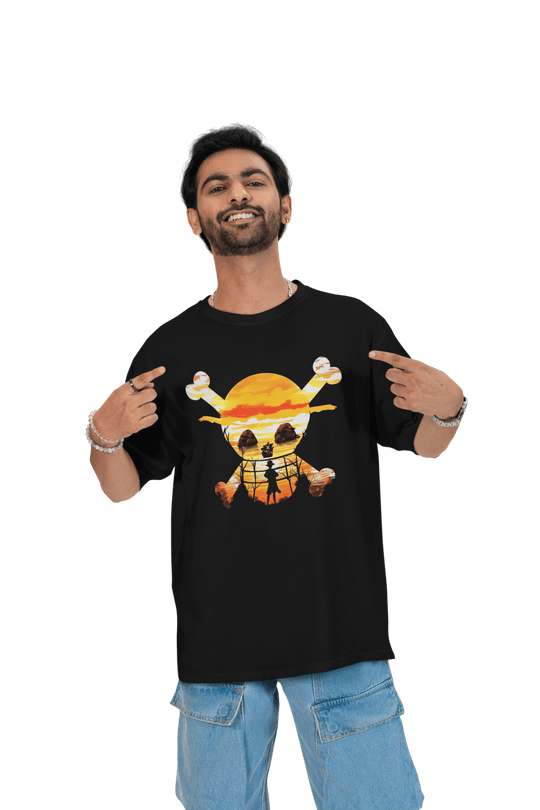 Playera Anime Hombre Algodon One Piece Luffy Beloma