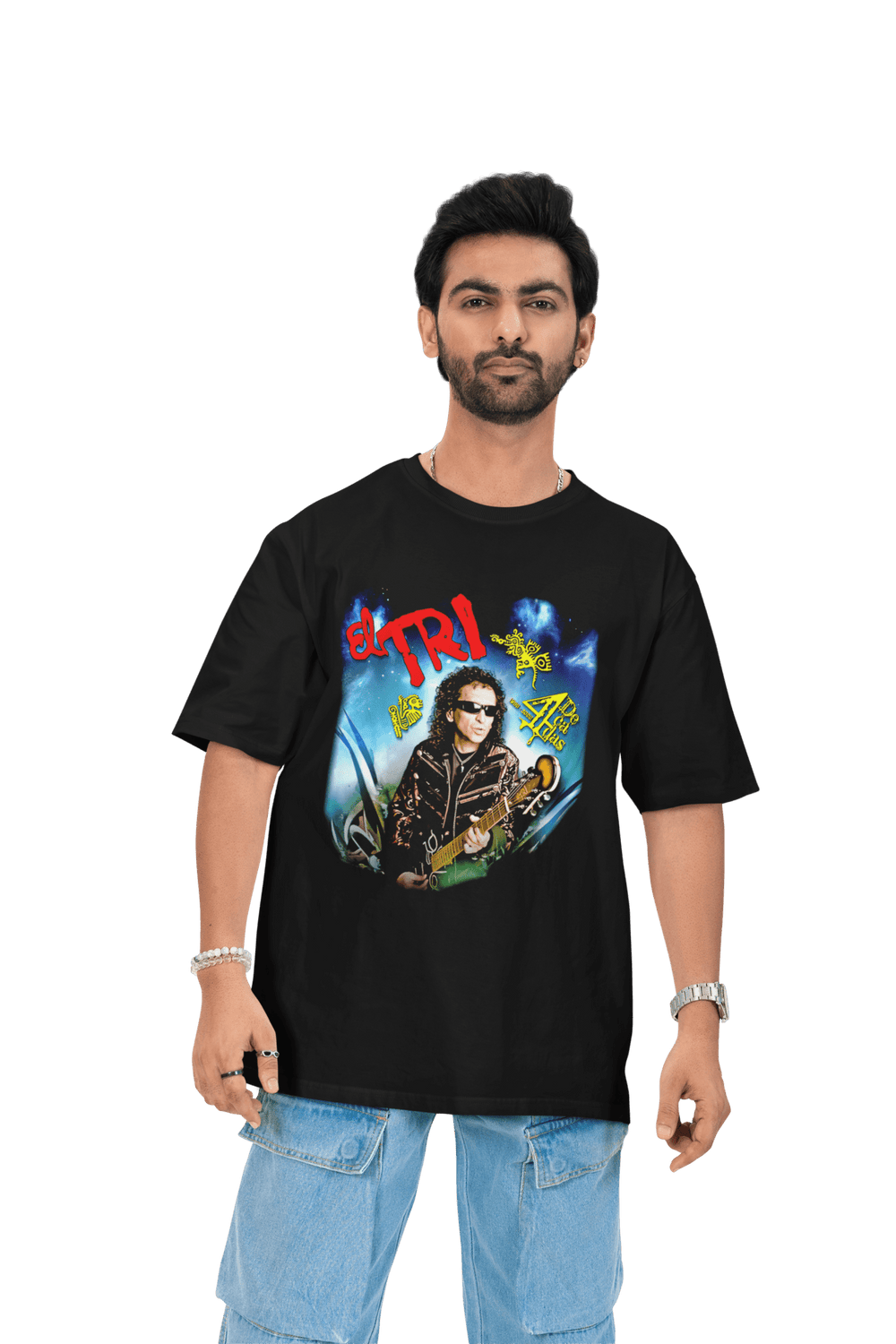 Playera Hombre Algodón El Tri 4 Décadas Música Beloma
