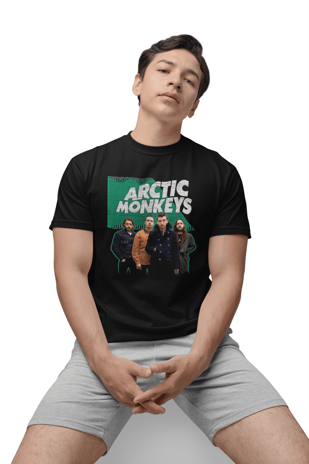 Playera Hombre Algodón Arctic Monkeys Banda Música Beloma