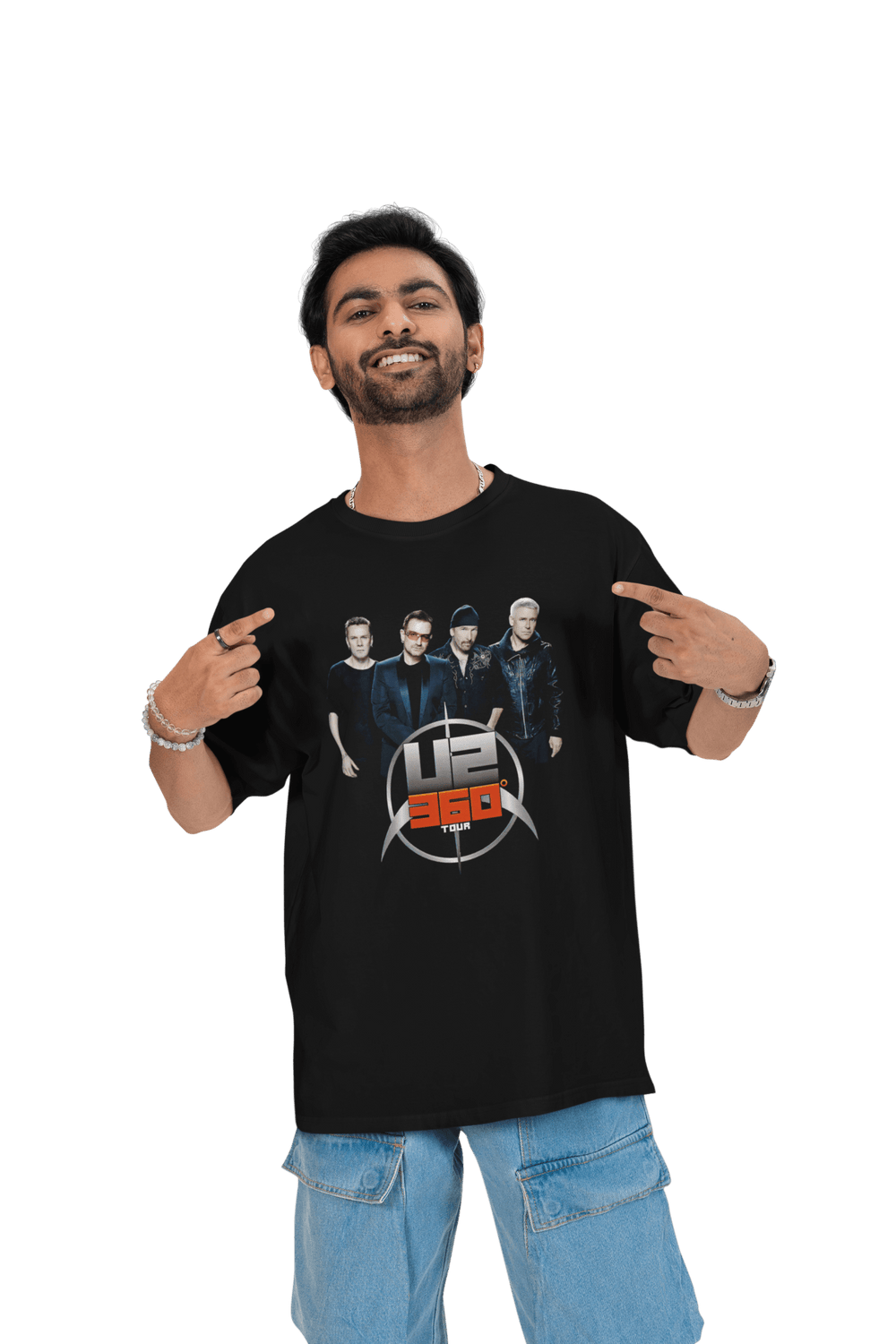Playera Hombre Algodón U2 360 Tour Música Beloma