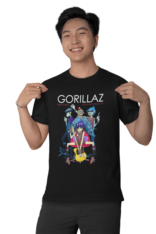 Playera Hombre Algodón Gorillaz Música Beloma