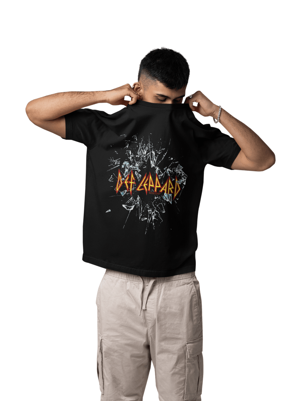 Playera Hombre Algodón Def Leppard Música Beloma