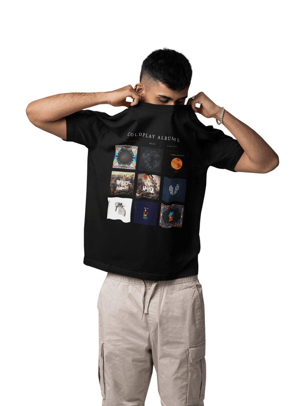 Playera Hombre Algodón Coldplay Rock Música Beloma