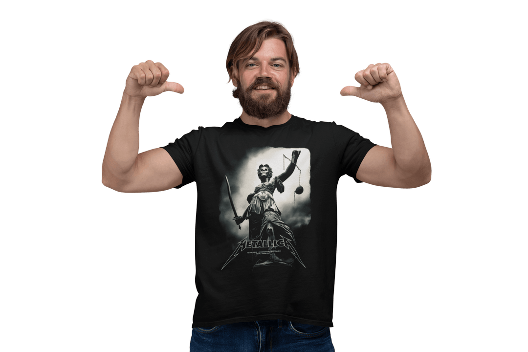 Playera Hombre Algodón Metallica - Calavera Rock Música Beloma