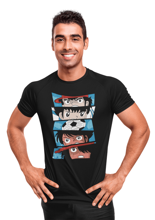 Playera Anime Hombre Super Campeones - Equipo Futbol Beloma