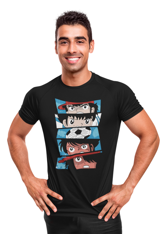 Playera Anime Hombre Super Campeones - Equipo Futbol Beloma