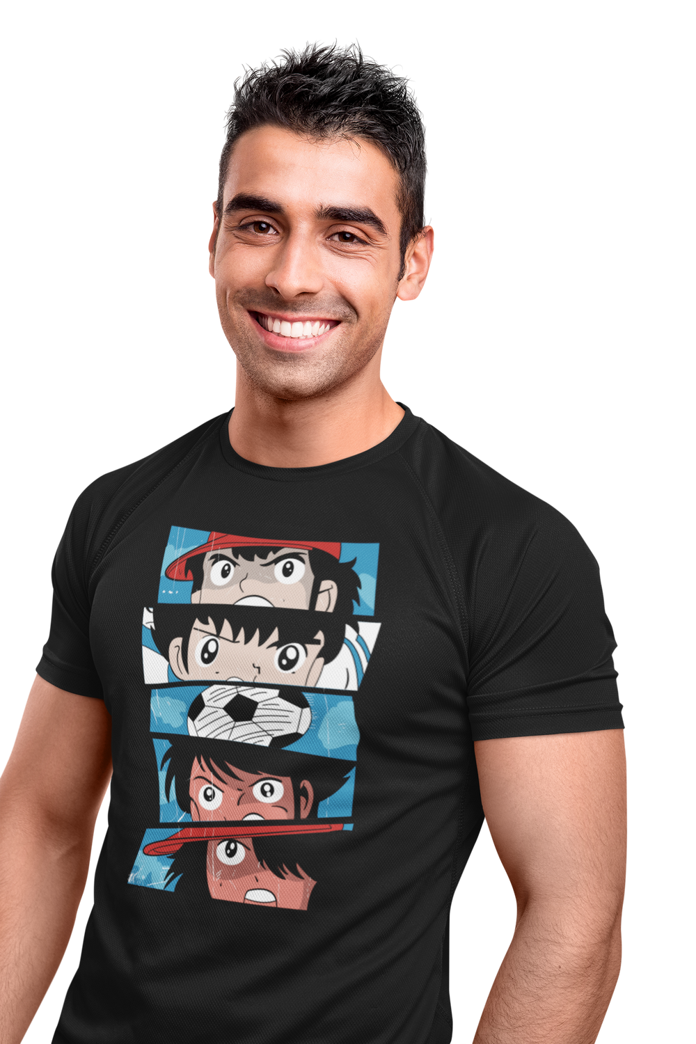 Playera Anime Hombre Super Campeones - Equipo Futbol Beloma