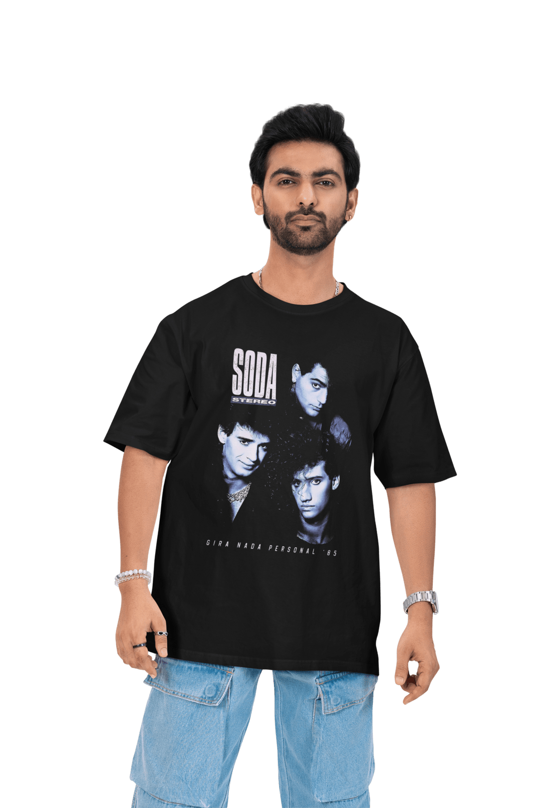 Playera Hombre Algodón Soda Stereo Música Beloma