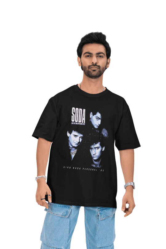 Playera Hombre Algodón Soda Stereo Música Beloma