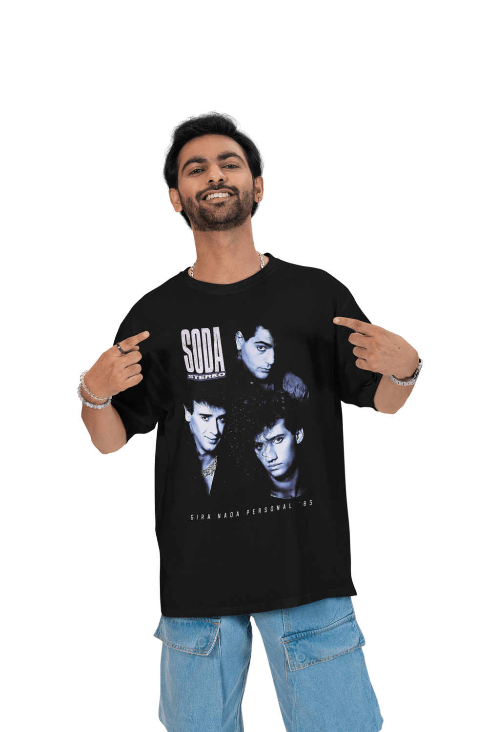 Playera Hombre Algodón Soda Stereo Música Beloma