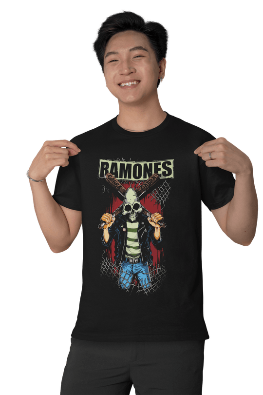 Playera Hombre Algodón The Ramones Música Beloma